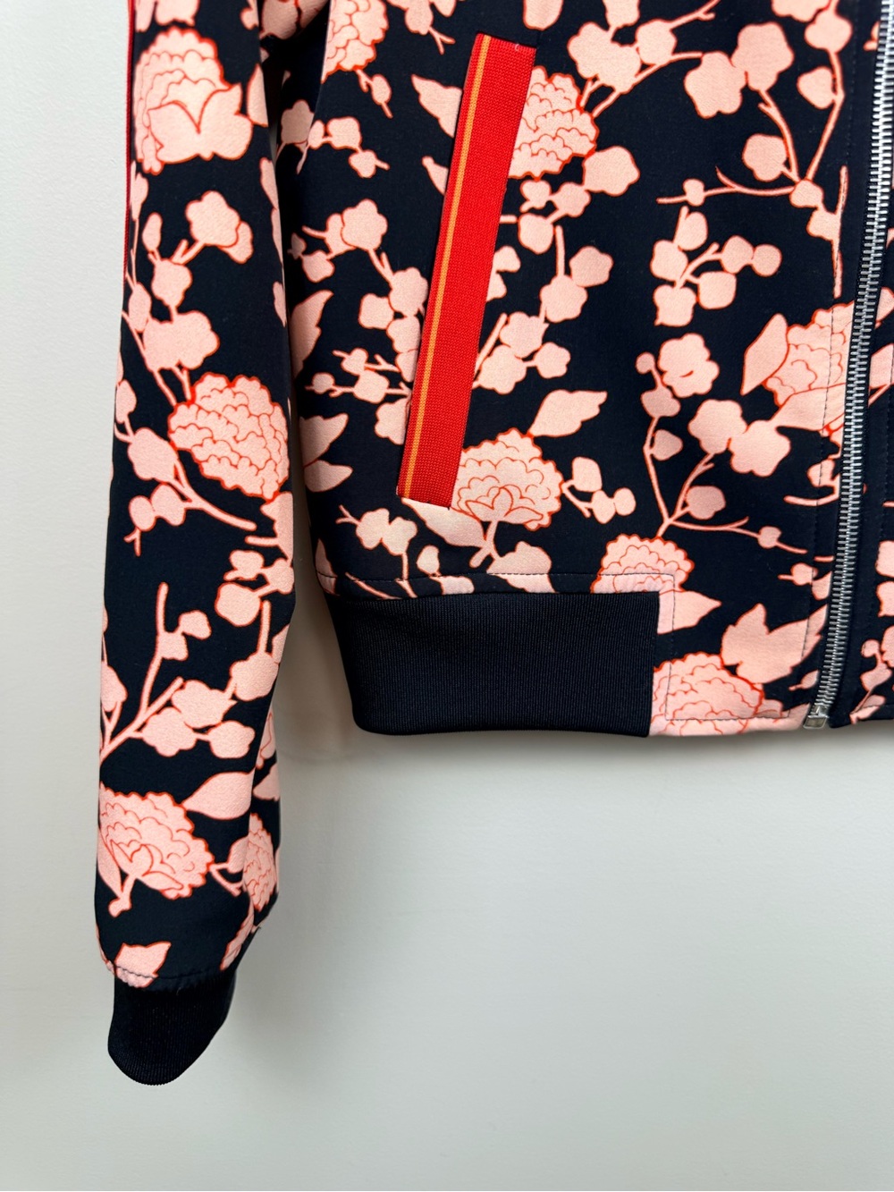 Pinko floral statement bomber jacket size 4 - Picture 5 of 12